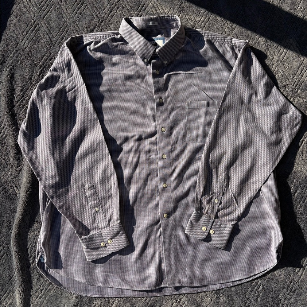 Joseph Abboud Gray Button-Up Shirt
